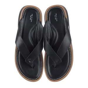 Rag & Bone Leather Flip Flops